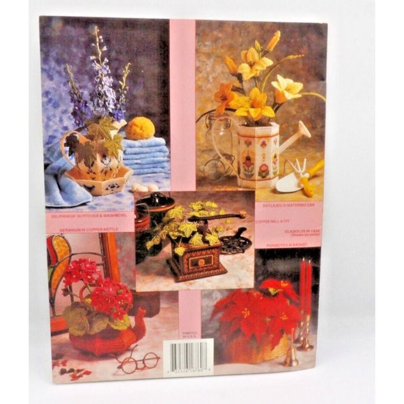 Plastic Canvas Flowers Forever by Mary Layfield #87P76 ©1990 - Picture 2 of 3